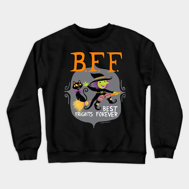 Bff Crewneck Sweatshirt by Steph Calvert Art